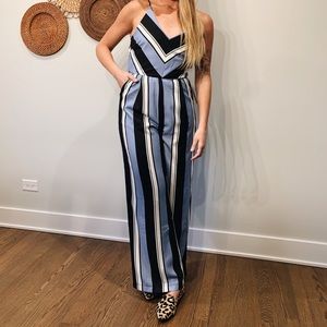 Brand new NORDSTROM striped jumpsuit
